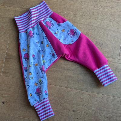 Kraken pink gestreift, Größe 3, Sommersweat, 28€