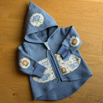 Nilpferd und Freunde, Gr. 86, 100% Baumwollfleece, 40 Euro