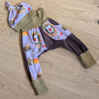 Igelchen, Größe 2 Mütze oder Dreiecktuch zzgl. je 10Euro