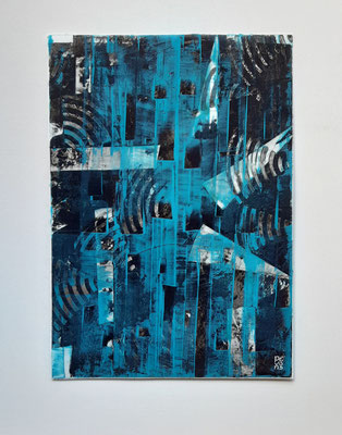 “Spirituality”, acrilico su carta Yupo 85 g/mq, cm. 29,7 x 42 – € 250