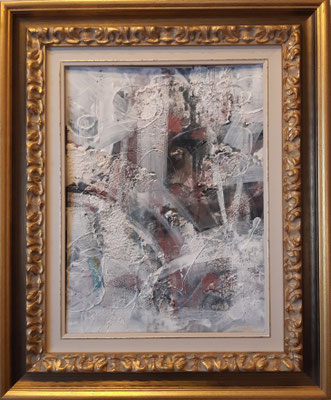 “Abstract”, tecnica mista su carta, cm. 30 x 40 - € 250