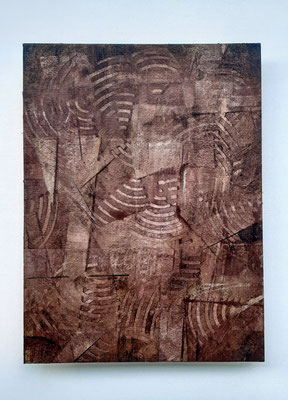 “Interior constructions”, tecnica mista su carta Hahnemühle 600 g/mq, cm. 30 x 40 - € 250