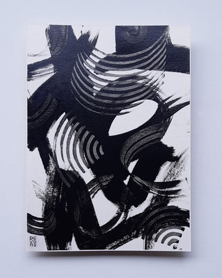 “Enthusiasm”, tecnica mista su carta Arches, cm. 26 x 36 – € 250