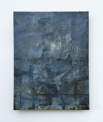 “Looking for the light”, acrilico e cera su faesite, cm. 35 x 45 - € 320 