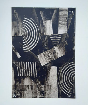 “Monochrome Adele”, acrilico su carta Yupo 85 g/mq, cm. 29,7 x 42 – € 300