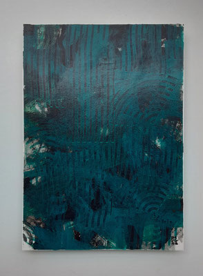 “The dip”, tecnica mista su carta Canson 300 g/mq, cm. 29,7 x 42 – € 250