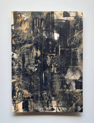 “The darkness will end”, acrilico su carta Canson, cm. 29,7 x 42 – € 250