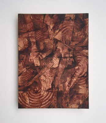 “E poi, l’attesa...”, tecnica mista su carta Hahnemühle 600 g/mq, cm. 30 x 40 - € 250 