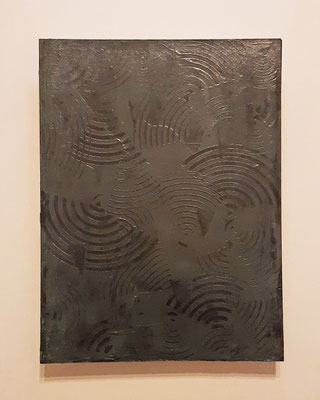 “Gray voices”, tecnica mista su legno, cm. 30 x 40 - € 320
