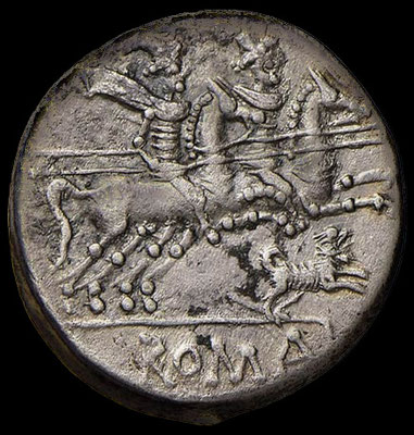 Römische Münze (146 v. Chr.)