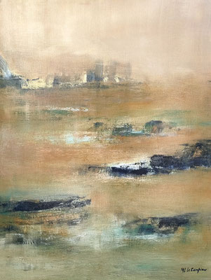 Engloutie 81x65cm huile 