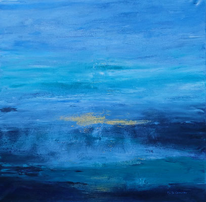 Le chemin de lumière-Technique mixte-90x90 cm