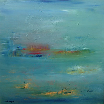 Mirage - Technique mixte 80x80cm