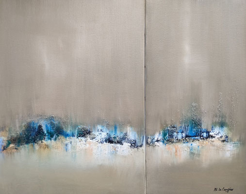 2022-4 Diptyque Technique mixte 76x60cm (collection privée)