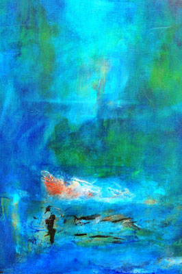 Zénitude - 92x65cm - Technique mixte (collection privée)