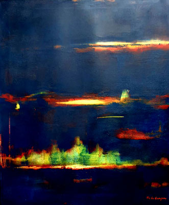 Confinement Acrylique 60x54cm (collection privée)