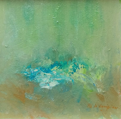 L'écume du silence Acrylique 40x40 cm