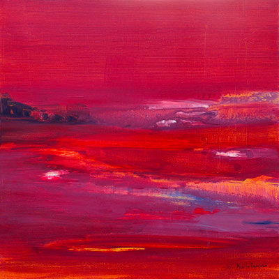 Ria - Technique mixte - 40x40cm (collection privée)