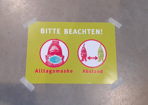 Kunsthandwerk - Sabine Eyebee Korn - Hygienekonzept