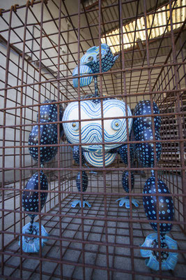 art sculpture bouteilles de gaz Gorille "Lady KongaZ"  ©BycZyk 