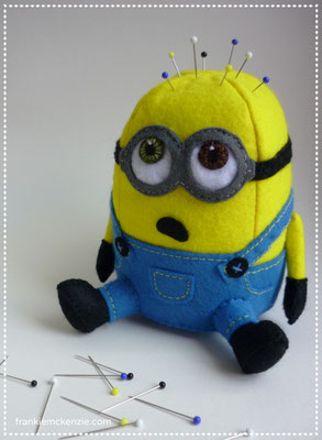 Minion Bob felt pincushion