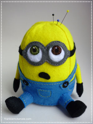 Minion Bob felt pincushion