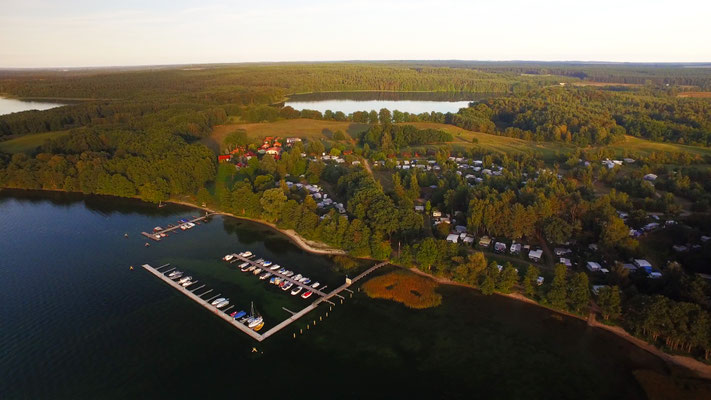 Marina ZWEI SEEN am Plauer See © Naturcamping Zwei Seen