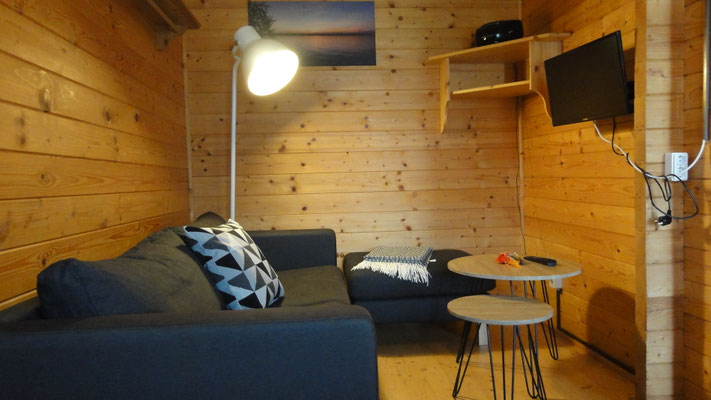 Blockhaus Typ B/klein auf Naturcamping Zwei Seen © zweiseen.de