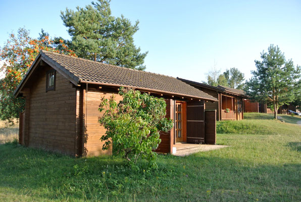 Blockhaus Typ B/klein auf Naturcamping Zwei Seen © zweiseen.de