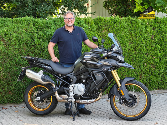 August 2025: Tomislav Sunjic aus Heitersheim mit seiner neuen VOGE DS 900 X