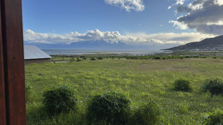 Blick aus unserem Hotelfenster