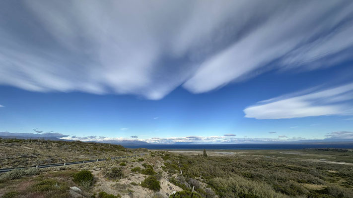 Typische Wolken Patagoniens