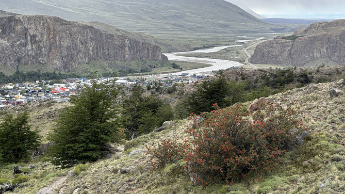 Blick auf El Chaltén