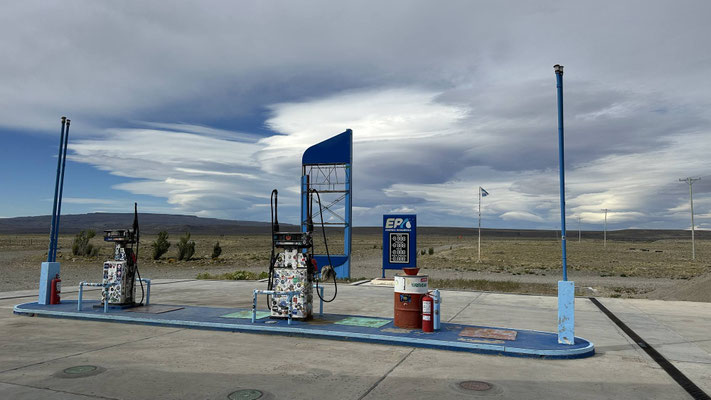 Eine Tankstelle im "Nichts"
