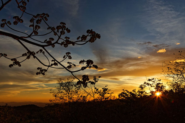 Sonnenuntergang in Rincón de la Vieja