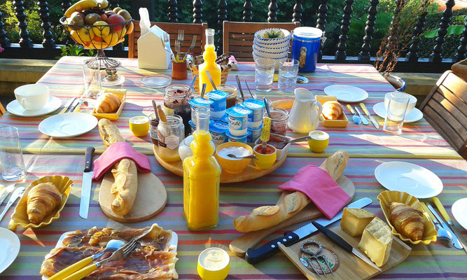 Petit-déjeuner traditionnel basque