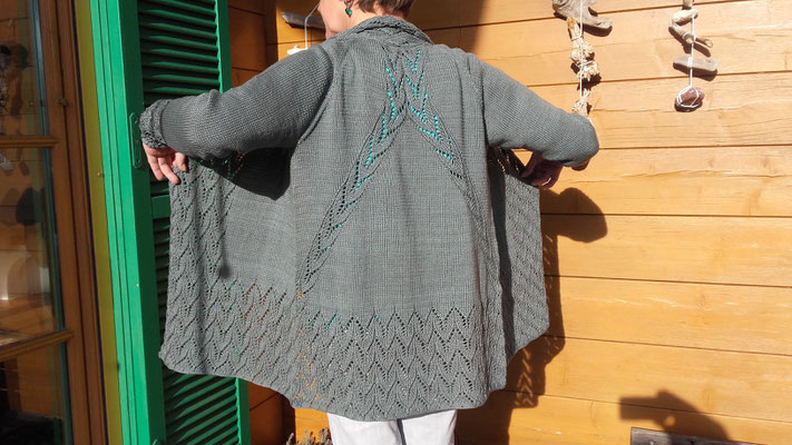 Größe 40, gestrickt aus Baumwollgarn
