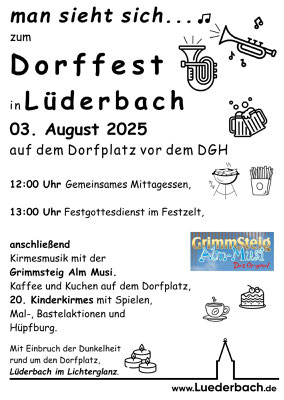 Dorffest Lüderbach 2.-4.8.2025