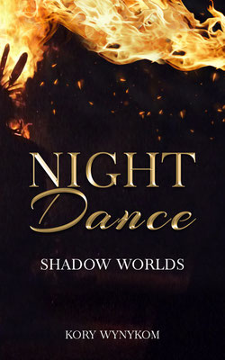 Night Dance: Shadow Worlds  Early edition cover (first design).