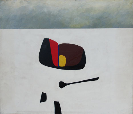 senza titolo, 1970, acrilico su tela, cm 70x60