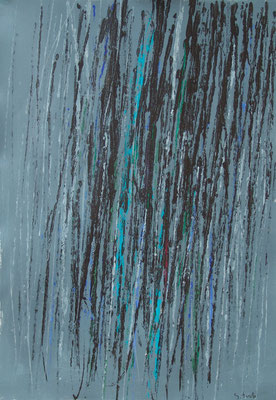 composizione, 2018, acrilico su cartone, cm 70x100