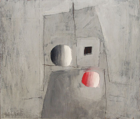 senza titolo, 1970, acrilico su tavola, cm 65x55