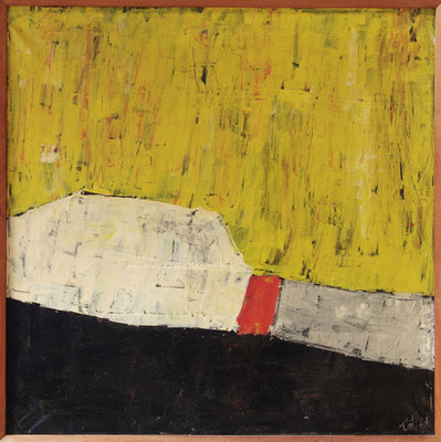 senza titolo, 1966, smalti su tela, cm 80x80