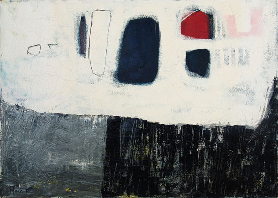 senza titolo, 1970, smalti su tela, cm 100x70