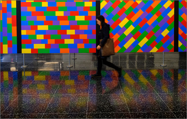 New York City: atrio d'ingresso al Museum of Modern Art (MoMA) - © Massimo Vespignani