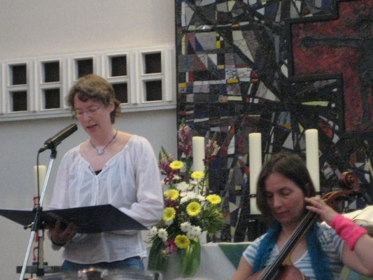 Lukaskirche, mit Monika Herrmann (Cello) und der Nordstadtkantorei, 2014