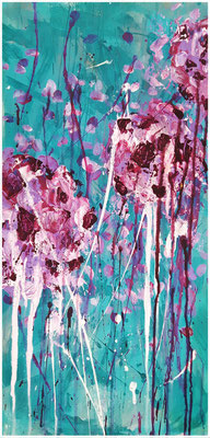 "Coldplay's paradise", Acryl auf Leinwand, 30 x 60 cm