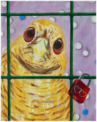 "Forever yours", Mischtechnik auf Leinwand, 70 cm x 100 cm