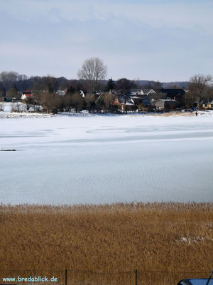 schneebedeckte Schlei