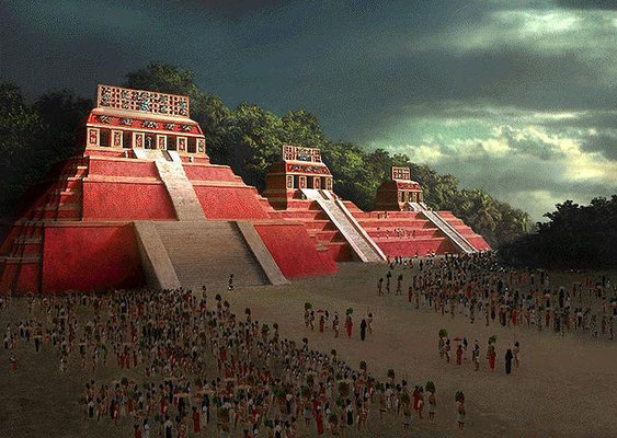 Maya-Wissen und unser "Drachenerbe" der Lichtcodes: Genaktivierung im Mayatempel von Palenque...